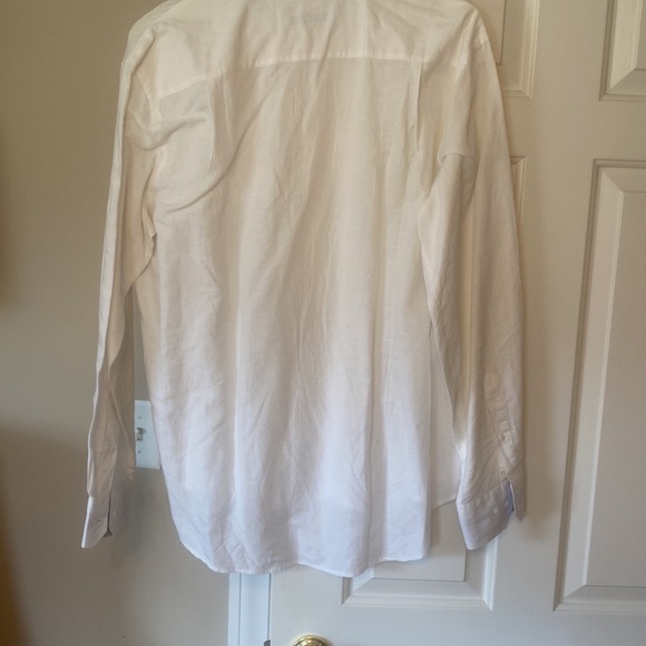 Large Southern Tide white linen dress shirt - Picture 4 of 4